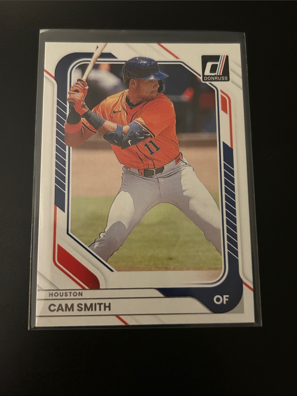 Donruss Cam Smith Baseball Trading Card - Orange Jersey